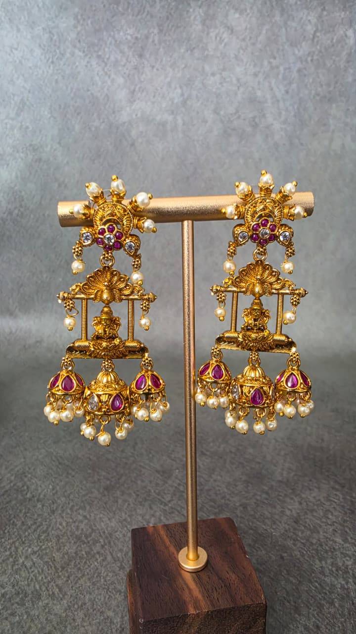 Premium Devi Hanging Earrings